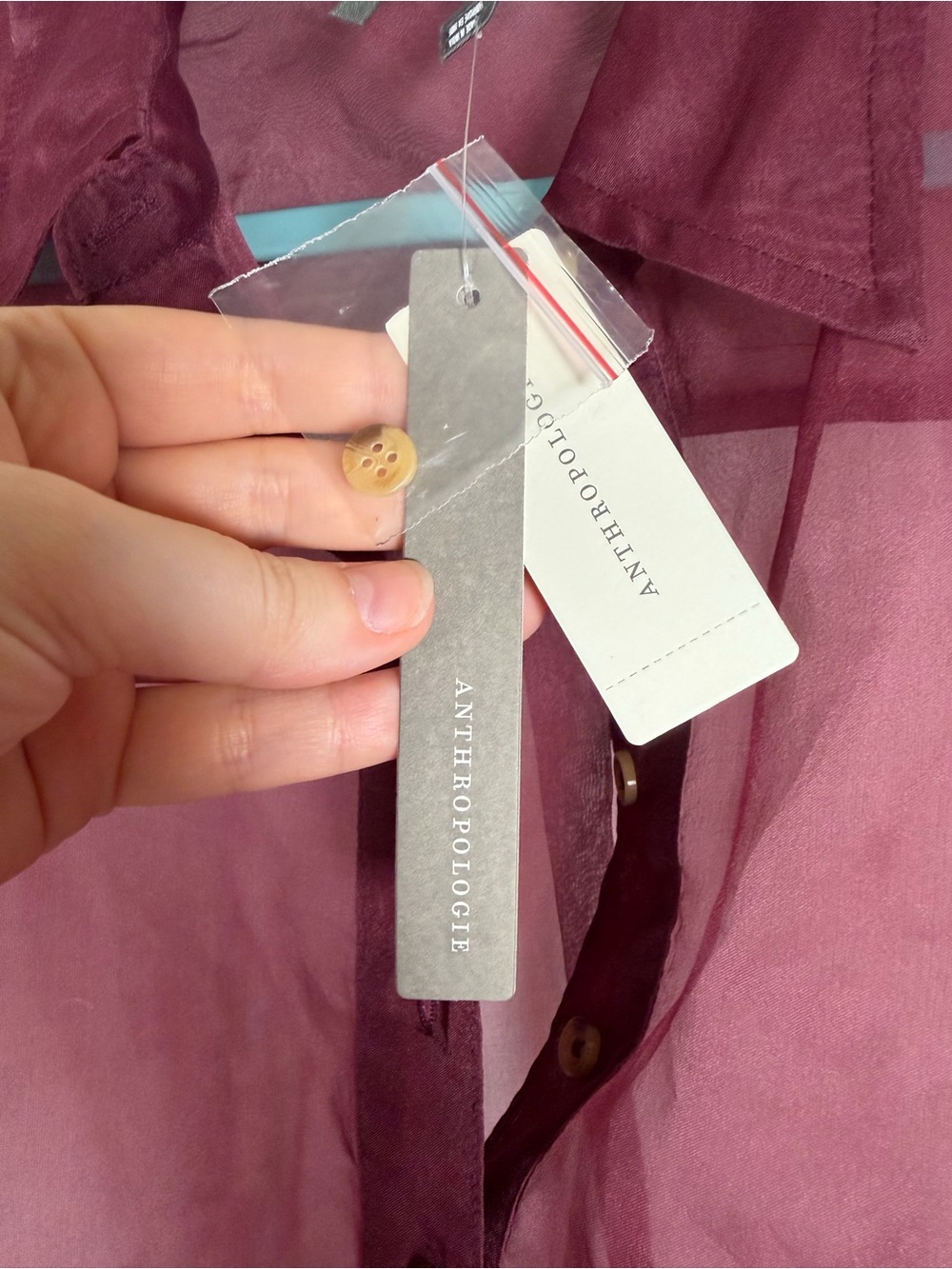 NWT Anthropologie Pollie Swing Tunic - Sheer, Boho, Layering, Whimsical, Fairy - Picture 6 of 8
